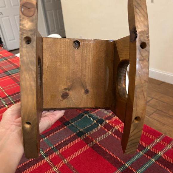 Vintage Wooden Doll Rocking Chair - Picture 6 of 12